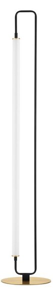 Biała/w kolorze matowej czerni metalowa lampa stojąca LED (wysokość 150 cm) Wetro – Nova Luce