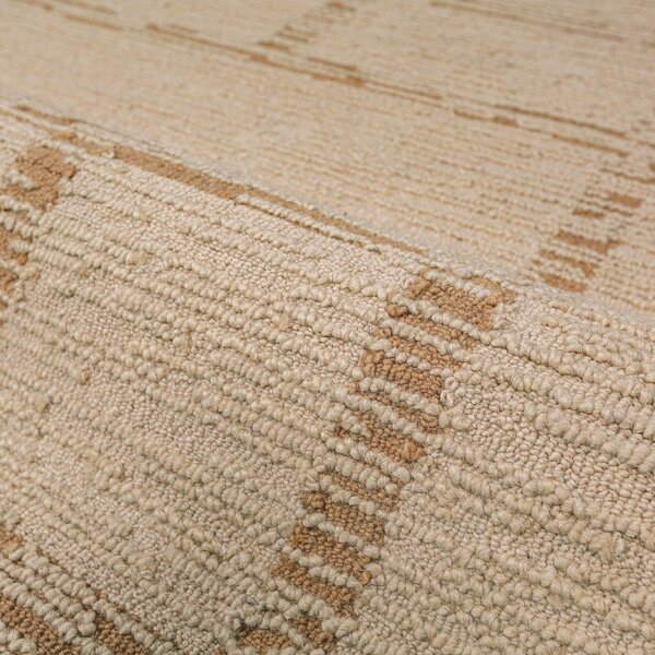 Wełniany dywan tkany ręcznie w naturalnym kolorze 200x290 cm Harris Modula Wool – Flair Rugs