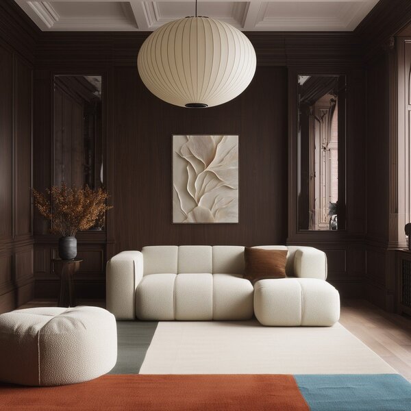 Obraz drukowany z ramą w zestawie 60x80 cm Gentle Curves – Styler