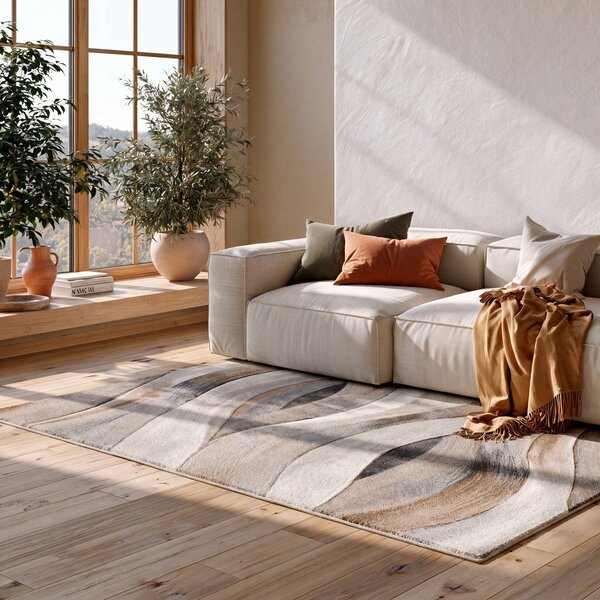 Beżowy dywan 140x200 cm Badet – Universal