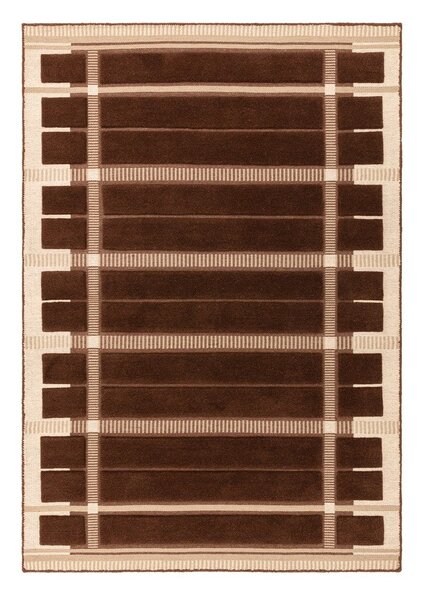 Brązowy/beżowy wełniany dywan tkany ręcznie 160x230 cm – Asiatic Carpets