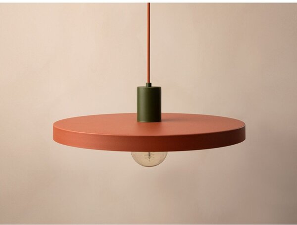 Ceglasta metalowa lampa wisząca ø 40 cm Ori – Micadoni