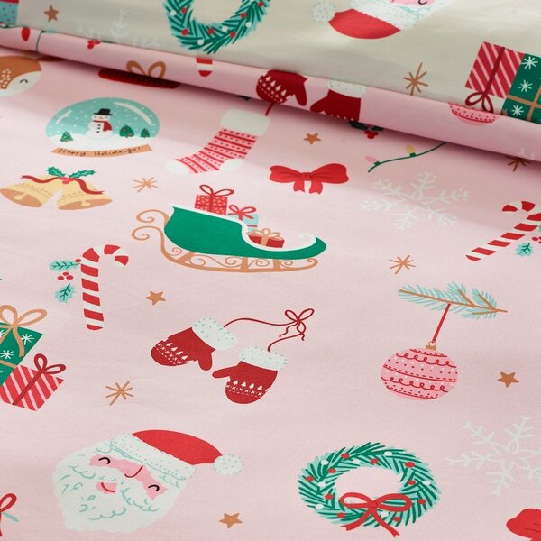Pościel jednoosobowa 135x200 cm Christmas Happy Holidays – Catherine Lansfield