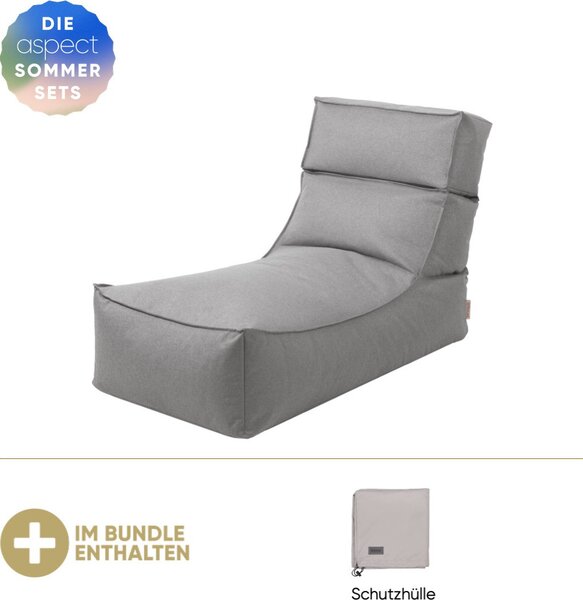 Leżak ogrodowy Blomus – STAY – wraz z BEZPŁATNYM pokrowcem ochronnym Stone