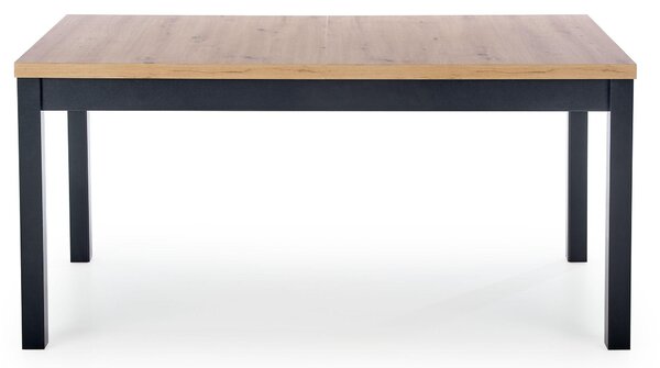 ST42M stół rozkładany 75x120-160 cm dąb artisan/ czarny