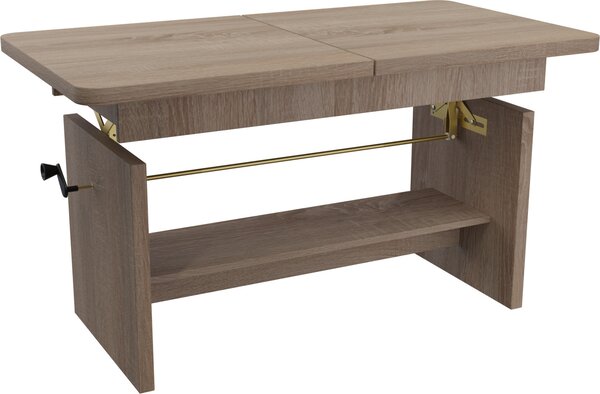MINIO go for it, stół "Janek" 116-156 cm, rozkładany, kolor dąb truflowy