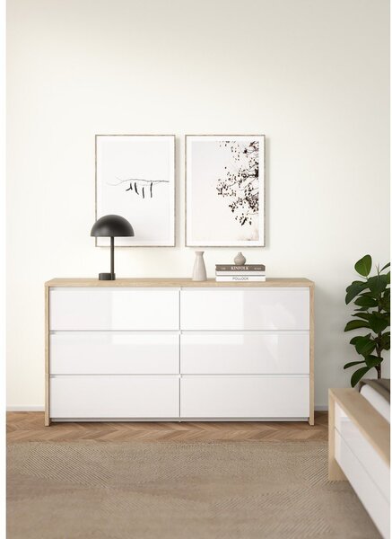 Biała komoda 157x84x48 cm Next – Tvilum