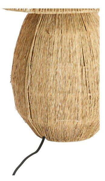 Lampa stołowa w naturalnym kolorze z kloszem z juty (wysokość 55 cm) Maruva – Light & Living