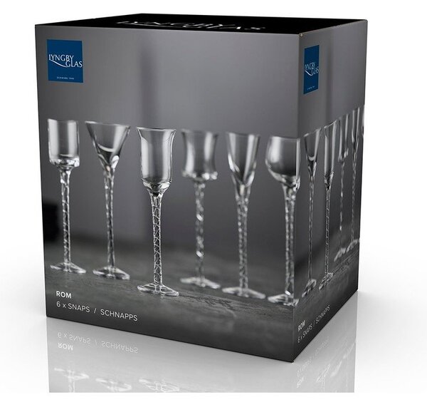 Kieliszki zestaw 6 szt. do wódki 50 ml Roma – Lyngby Glas