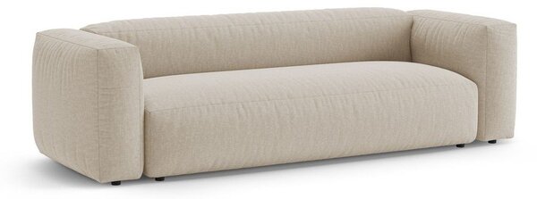 Kremowa rozkładana sofa modułowa 264 cm Martina – Micadoni