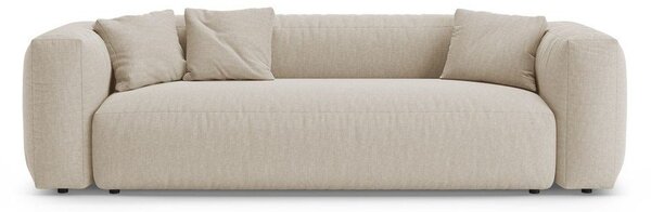 Kremowa rozkładana sofa modułowa 264 cm Martina – Micadoni