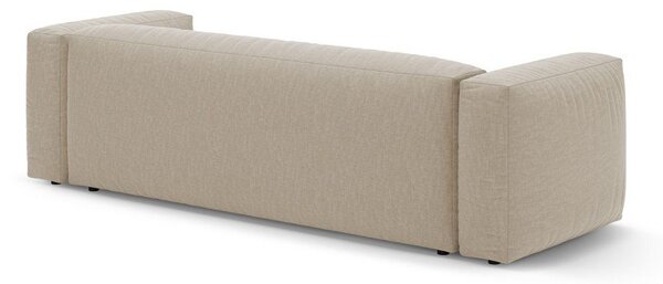 Kremowa rozkładana sofa modułowa 264 cm Martina – Micadoni