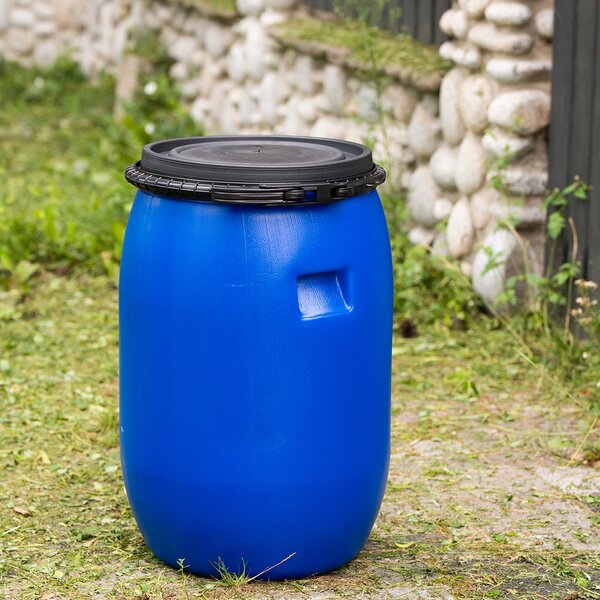 Beczka plastikowa 60 litrów Beczka na żywność 60 litrów Beczka na deszczówkę Beczka na paszę Atest