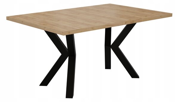 STÓŁ ROZKŁADANY NOGA METAL SALON KUCHNIA 110cm+2x50cm