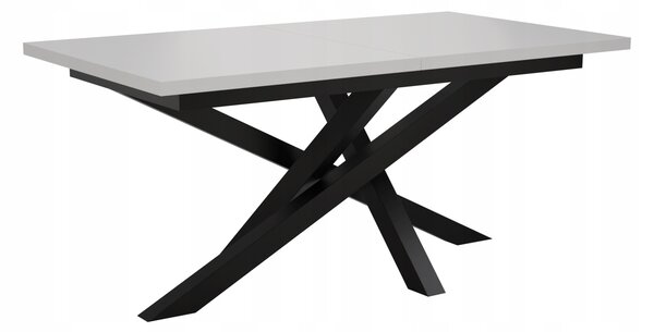 STÓŁ OKRĄGŁY ROZKŁADANY METAL LOFT SALON POKÓJ JADALNIA 180x90+2x40cm