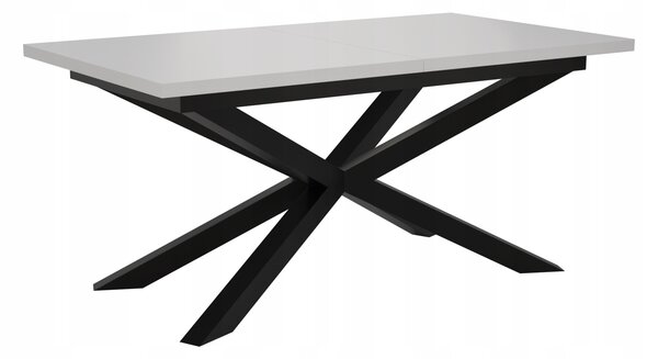 STÓŁ OKRĄGŁY ROZKŁADANY METAL LOFT SALON POKÓJ JADALNIA 140x80+2x40cm