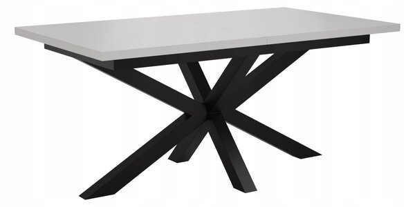 STÓŁ OKRĄGŁY ROZKŁADANY METAL LOFT SALON POKÓJ JADALNIA 180x90+2x40cm