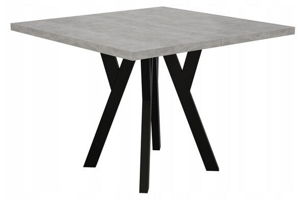 STÓŁ ROZKŁADANY NOGA METAL SALON KUCHNIA 90cm+2x50cm