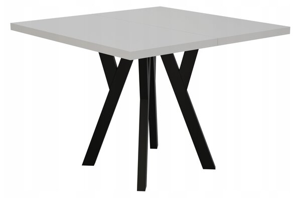 STÓŁ ROZKŁADANY NOGA METAL SALON KUCHNIA 90cm+2x50cm