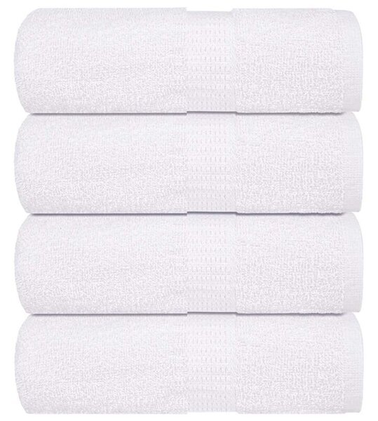 Ręczniki dla gości, frogn, 4 szt., białe, 30x50 cm, 360 g/m²