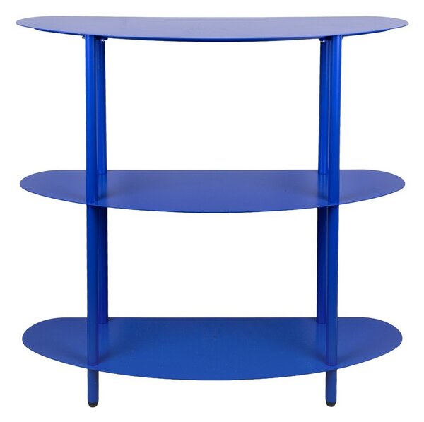 Niebieski metalowy regał 90x82x28 cm Cool Retro – Leitmotiv