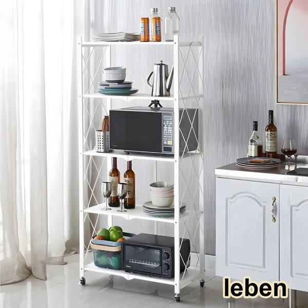 Półka kuchenna Seven Comfort, stojąca, 34 x 71,5 x 159 cm, biała