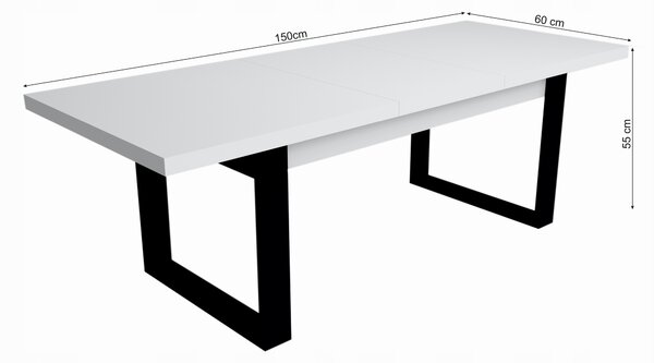 ŁAWA ŁAWOSTÓŁ STOLIK KAWOWY LOFT ROZKŁADANY