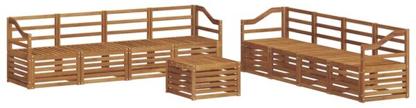 Zestaw mebli ogrodowych z litego drewna akacjowego - nowoczesny design i trwałość
