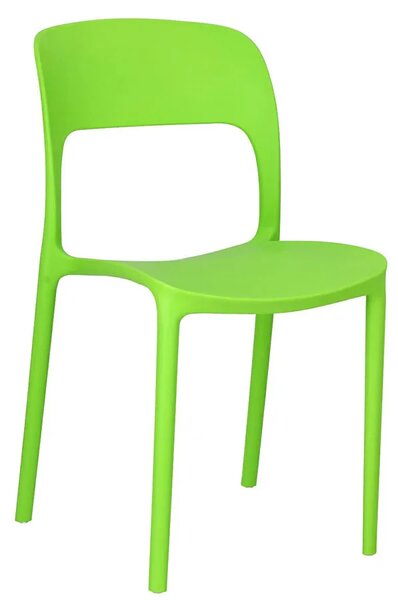 Limonkowe minimalistyczne krzesło B3-Z15