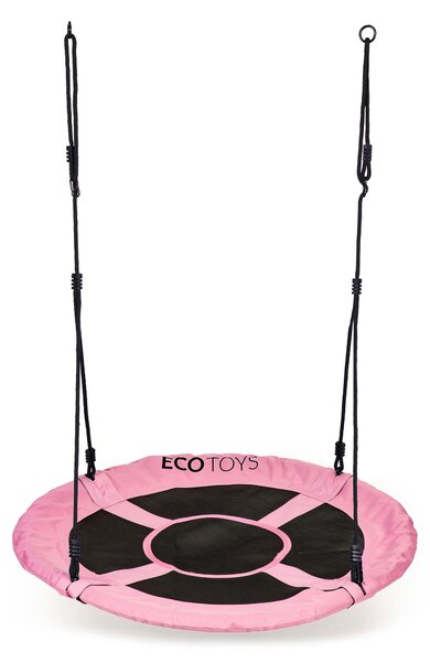 Huśtawka ogrodowa 100 cm, różowa ECOTOYS