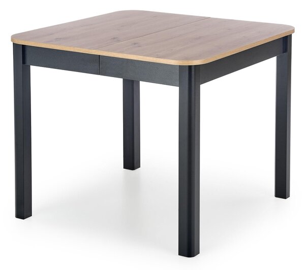 ST46M stół rozkładany 90-130 cm dąb artisan/ czarny