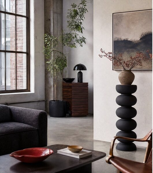 Metalowy okrągły stolik ø 35 cm Kobodo – Light & Living