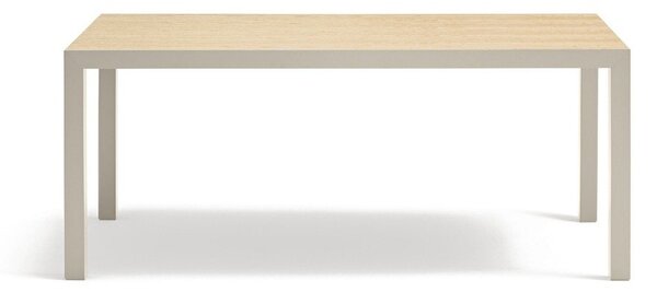 Stół z blatem z drewna dębowego 75x180 cm Alma – Teulat
