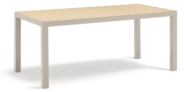 Stół z blatem z drewna dębowego 75x180 cm Alma – Teulat