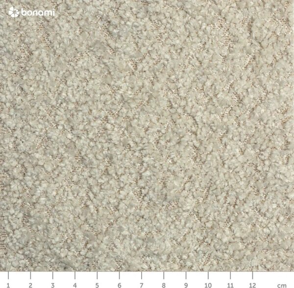 Beżowa rozkładana sofa z materiału bouclé 215 cm Patti – Bonami Selection