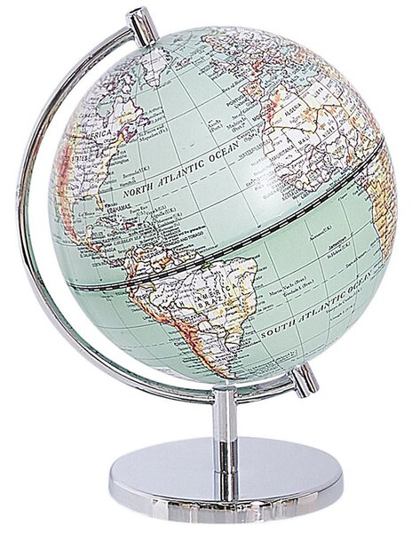 Globus dekoracyjny ozdobny niebieski materiał syntetyczny średnica 15 cm Cook Beliani