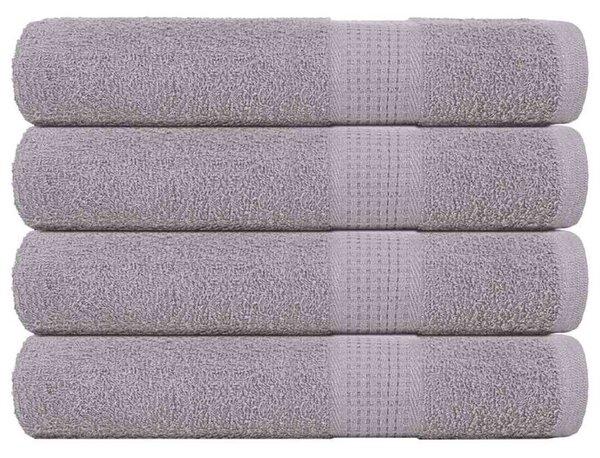 Ręczniki do sauny frogn 4 szt. szare 80x200 cm 360 g/m²