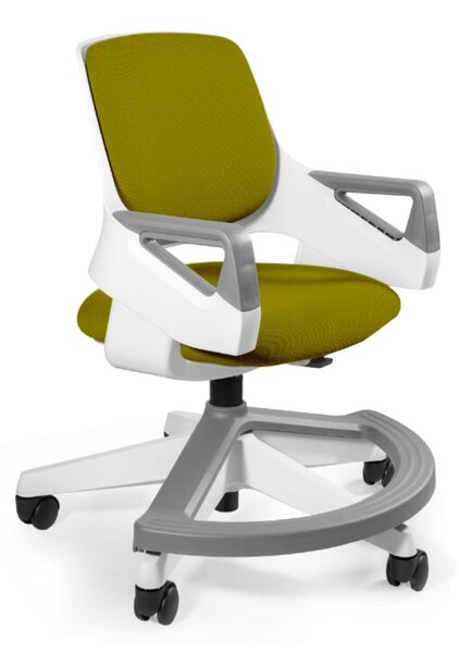 Ergonomiczny fotel dla dziecka ROOKEE olive tkanina