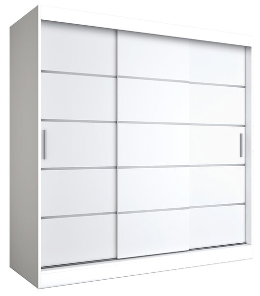 Szafa przesuwna biały mat 200 cm C7-D67