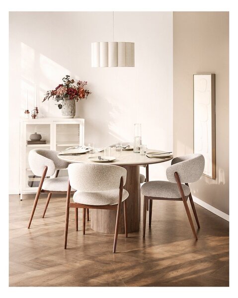 Okrągły stół z ceramicznym blatem ø 120 cm Delphi – House Nordic