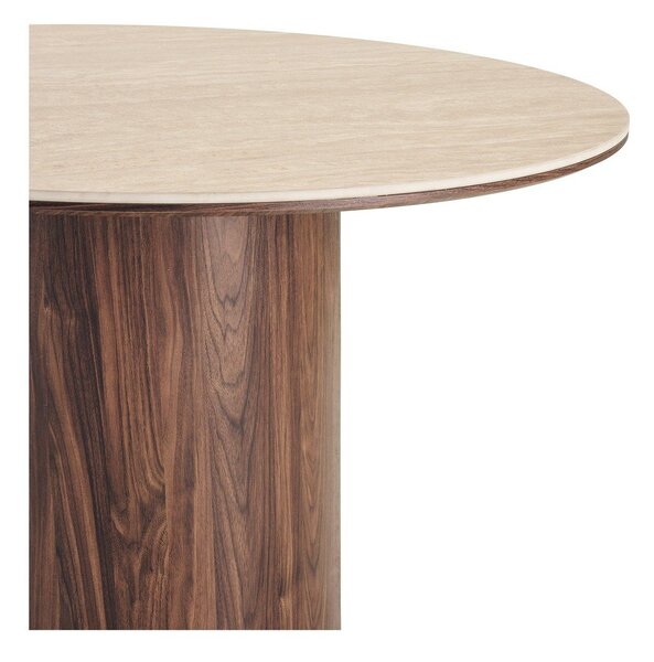 Okrągły stół z ceramicznym blatem ø 120 cm Delphi – House Nordic