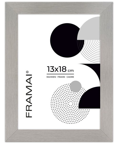 Srebrna ramka na zdjęcia w rozmiarze 13x18 cm FRAMAI®