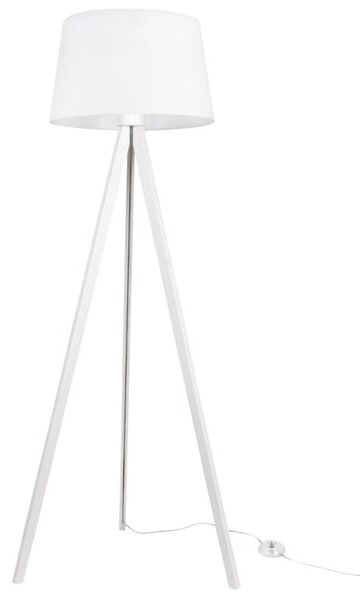 Lampa podłogowa trójnóg biały Light Home LH Gaja 1xE27 44cm abażur stożek biały