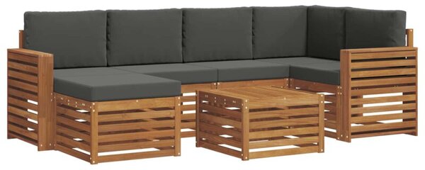 Zestaw mebli ogrodowych z litego drewna akacjowego - nowoczesny design i trwałość