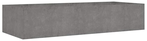 Podwyższona donica, 200x80x40 cm, stal kortenowska