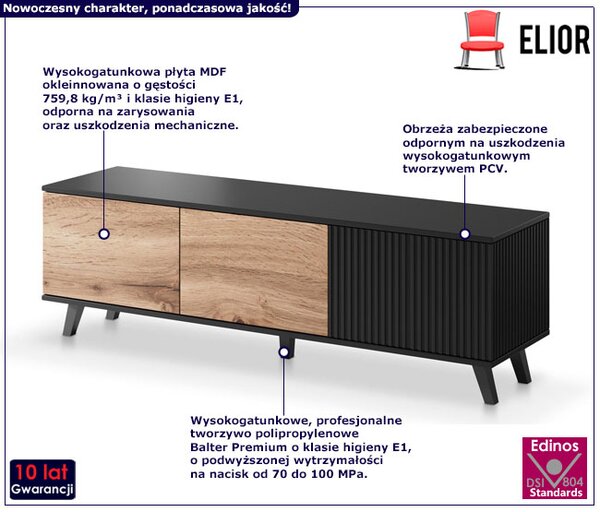 Industrialna lamelowana szafka RTV R7-H74