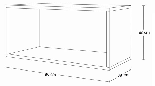Meblościanka modułowa czarny połysk E3-E03