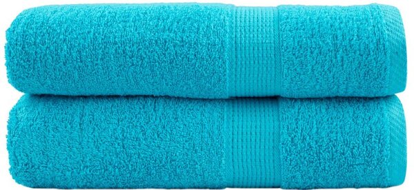 Ręczniki premium solund 2 szt., turkusowe, 50x100 cm, 600 g/cm²