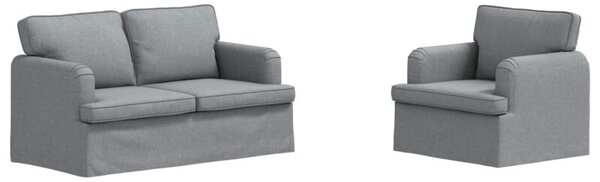 ModuÅowa sofa jasnoszara z ergonomicznym designem i stabilnÄ konstrukcjÄ
