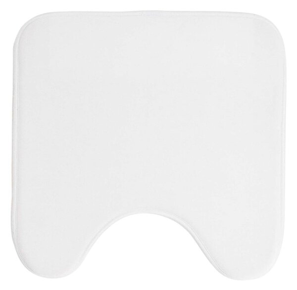 Biały dywanik łazienkowy do WC 45x45 cm Vitamine – douceur d'intérieur